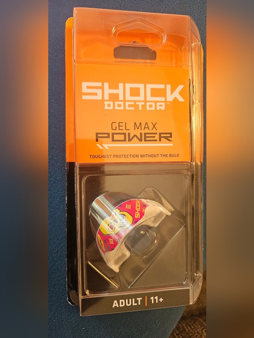 Shock Doctor Gel Max Power Adult Mouthguard - Pink & White